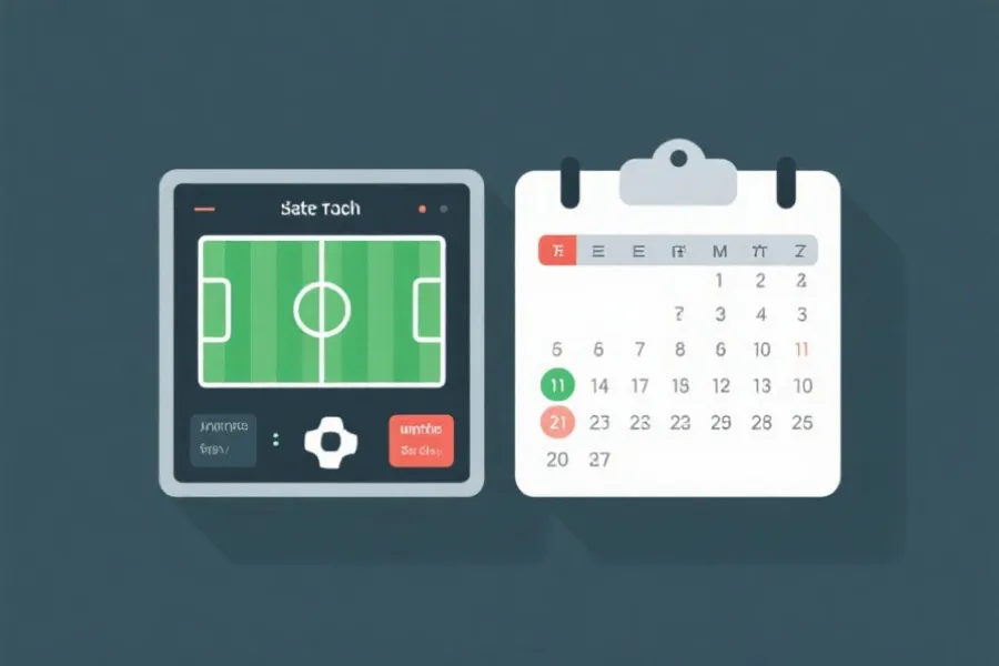 赛事信息展示示意图