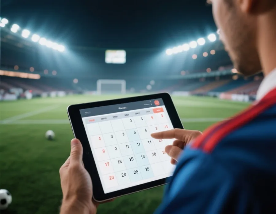 观赛计划与赛程安排示意图